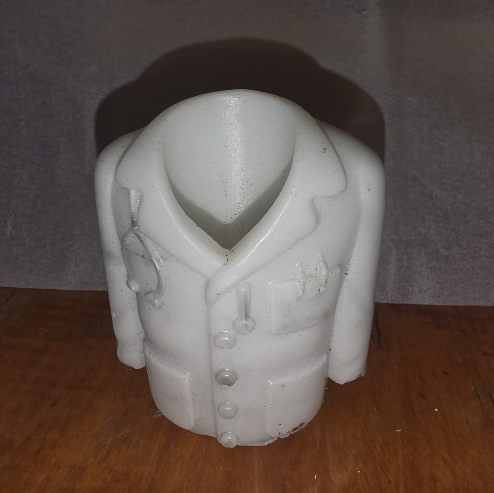 Doctor/ Nurse Lab Coat Vase Resin Made And Durable. XS Planter For Succulant
